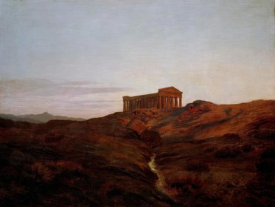 Terra antica, il tempio di Segesta in Sicilia da Marie Auguste Emile Rene Menard