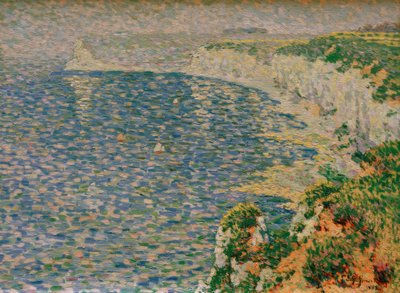 Vista sulle scogliere di Étretat da Emile Schuffenecker