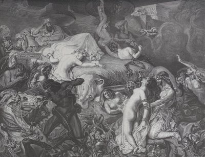 Sardanapalo, da Le Monde Illustré da Emile Thomas