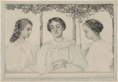 Un triplice ritratto di Hermine, Emilia ed Helena da Emilie Mediz Pelikan