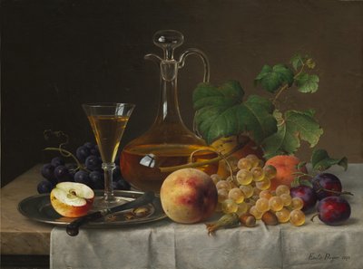 Natura morta con frutta, 1873 da Emilie Preyer