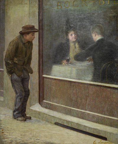 Riflessioni di un uomo affamato o contrasti sociali, 1894 da Emilio Longoni