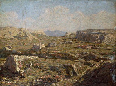 Paesaggio roccioso da Emilio Longoni