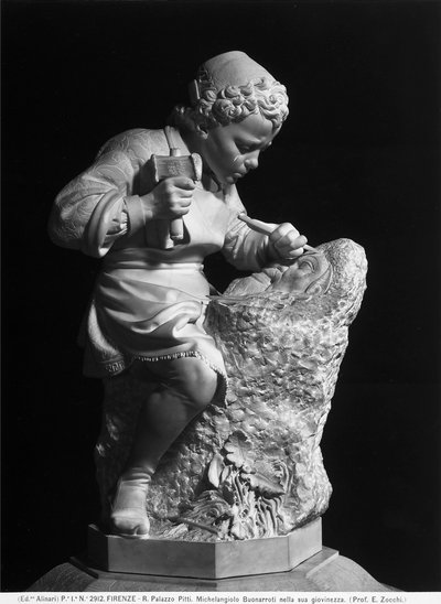 Michelangelo da ragazzo da Emilio Zocchi