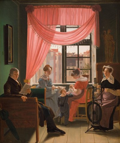 Ritratto di Famiglia da Emilius Ditlev Baerentzen