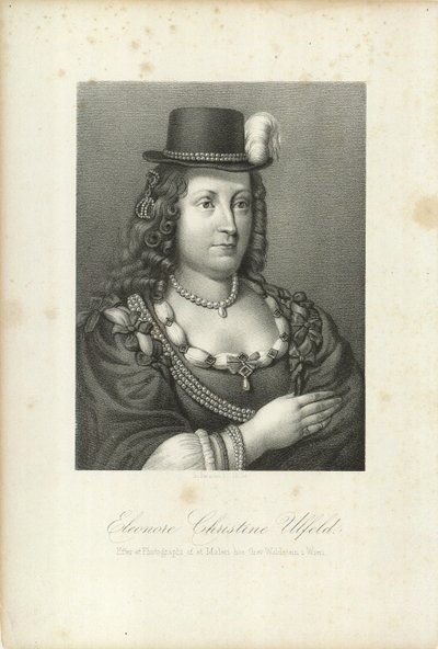 Leonora Christina, Contessa Ulfeldt 1621-1698, 1867 da Emilius Ditlev Baerentzen