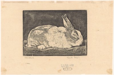 Coniglio da Emilius Wilhelmus Dehé (signed by artist)