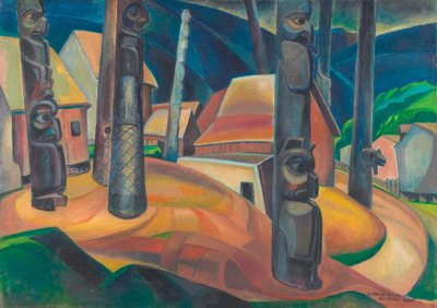 Emily Carr, Villaggio di Kispiox da Emily Carr