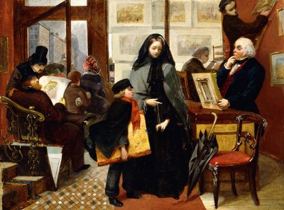 Schizzo per "Senza nome e senza amici", c.1857 da Emily Mary Osborn