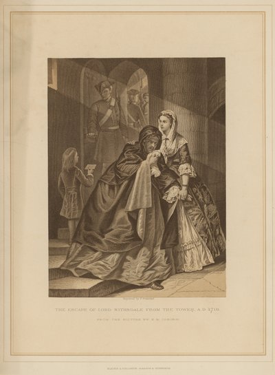 La fuga di Lord Nithsdale dalla Torre di Londra da Emily Mary Osborn