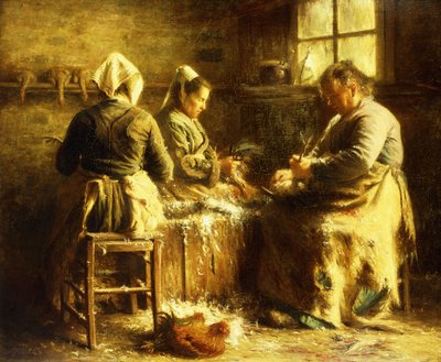 Spennare polli - Tarda mattinata estiva in Bretagna da Emma Herland