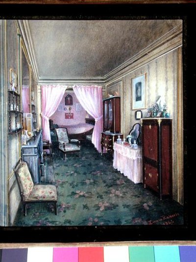 Interno della camera da letto all