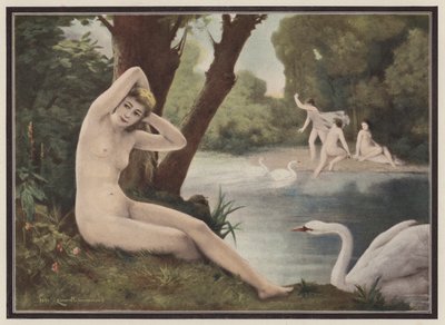 Leda, principessa spartana della mitologia greca da Emmanuel Benner