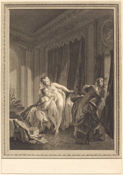 La sera da Emmanuel Jean Nepomucène de Ghendt after Pierre Antoine Baudouin