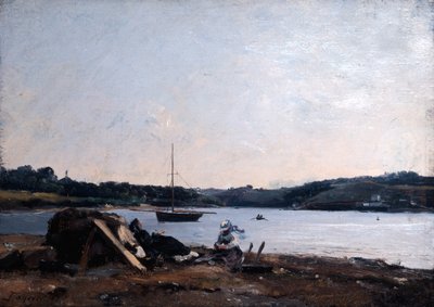 Foce del fiume, 1868 da Emmanuel Lansyer