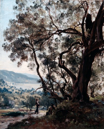 Roquebrune, 1892 da Emmanuel Lansyer