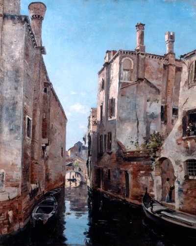Dintorni della Chiesa di San Sebastiano, Venezia, 1892 da Emmanuel Lansyer