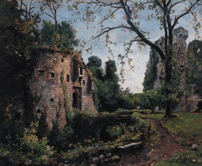 Il Bastion des Ormes, interno del Château de Clisson da Emmanuel Lansyer