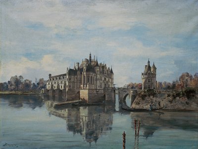 Il castello di Chenonceau, agosto 1891 da Emmanuel Lansyer