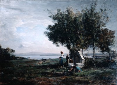 Donne alla fontana, 1867 da Emmanuel Lansyer