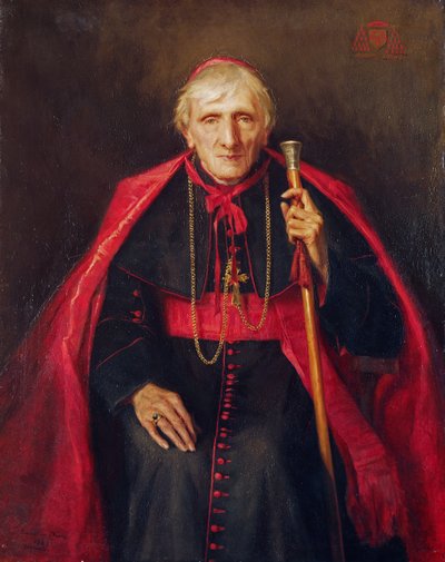Ritratto di John Henry Newman (1801-1890) 1889 da Emmeline Deane