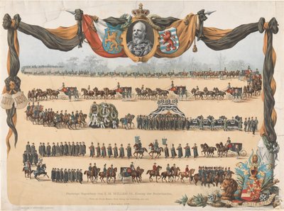 Funerale solenne di S.M. Guglielmo III, Re dei Paesi Bassi (...) 4 dicembre 1890 da Emrik and Binger