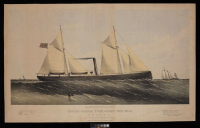 Gemella a vite degli Stati Uniti. Spirea. Costruita da Saml H Pouk Fairhaven Conn. 1864... da Endicott Endicott