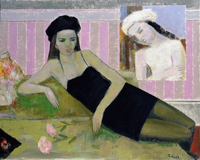 Antoinette e un dettaglio da Balthus da Endre Roder