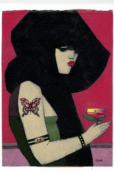 Tatuaggio di farfalla da Endre Roder