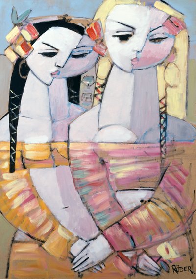 Con fiori nei capelli, 2008 da Endre Roder