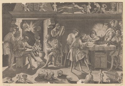 Accademia dello scultore Baccio Bandinelli da Enea Vico