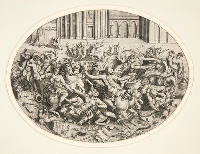 Battaglia delle Amazzoni da Enea Vico