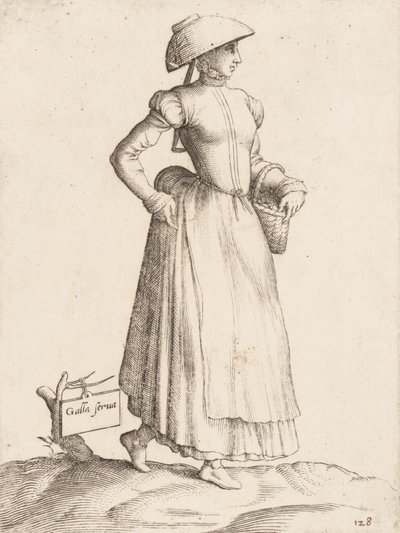 Tavola di costume: Galla Serva da Enea Vico