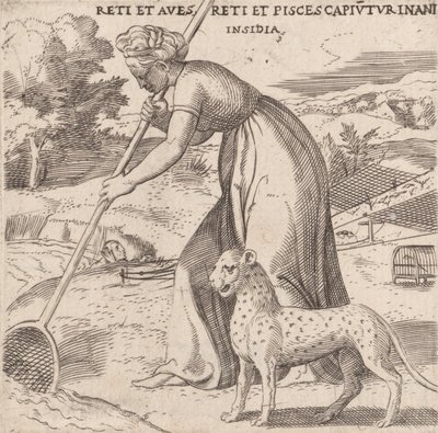 Intrappolamento, ca. 1545-50 da Enea Vico