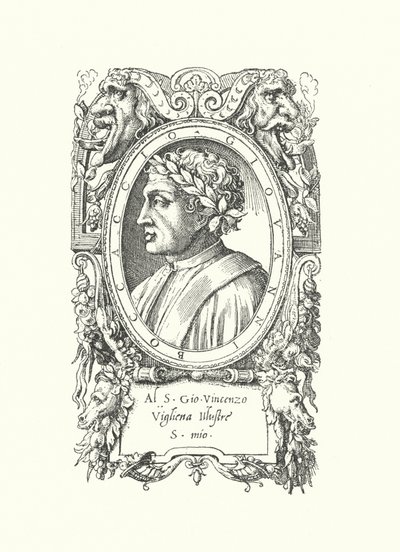 Giovanni Boccaccio, poeta, romanziere e umanista italiano da Enea Vico