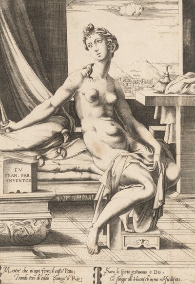 Lucrezia si prepara a uccidersi da Enea Vico