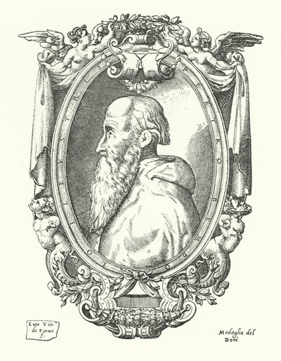 Pietro Bembo, studioso, poeta e cardinale italiano da Enea Vico
