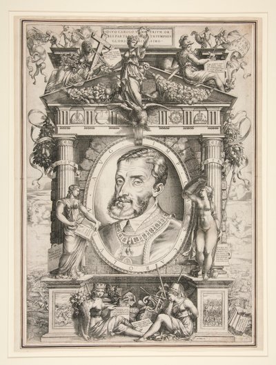 Ritratto di Carlo V da Enea Vico