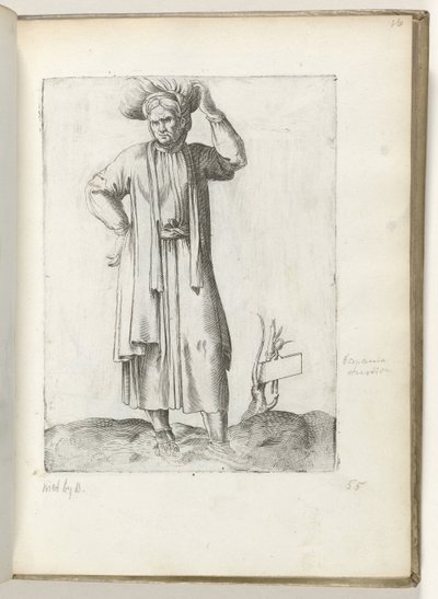 Contadino spagnolo ca. 1550 da Enea Vico