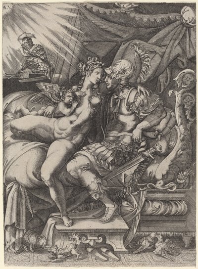 Gli amori di Marte e Venere da Enea Vico