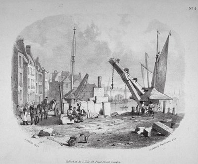 Millbank, Westminster, Londra, c1825 da Engelmann and Company