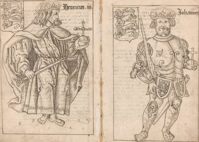 Re Giovanni [lato destro] da English 16th Century