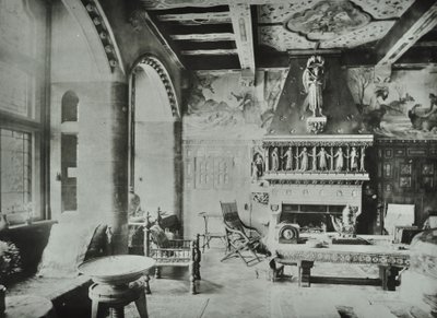 9 Melbury Road: salotto, 1890 da English Photographer
