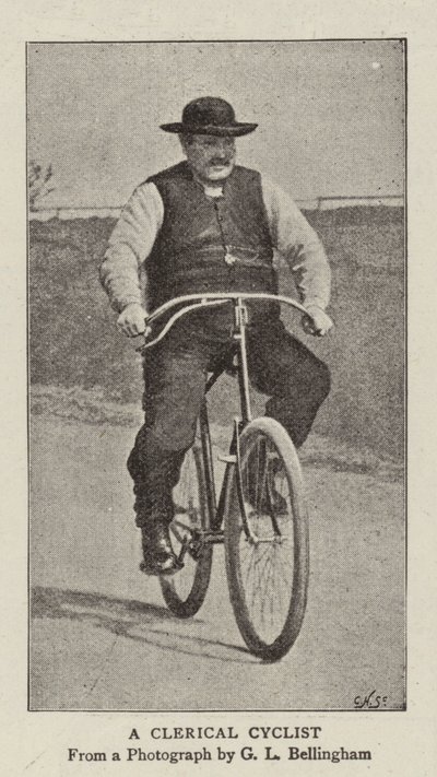 Un Ciclista Clericale da English Photographer