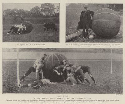 Un nuovo gioco invernale, Pushball al Crystal Palace da English Photographer