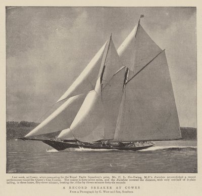 Un record a Cowes da English Photographer