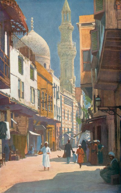 Una strada del Cairo, Egitto (foto a colori) da English Photographer