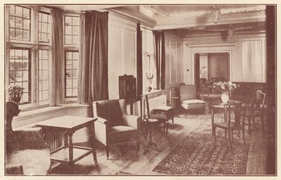 Una sala comune a Crosby Hall, Cheyne Walk da English Photographer