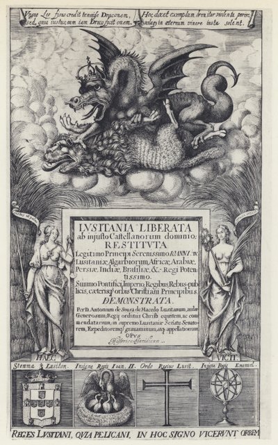 A de Sousa de Macedo, Lusitania liberata, R Heron 1645 da English Photographer