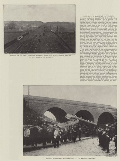 Incidente sulla Great Northern Railway da English Photographer